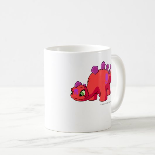 Chomby Rot Kaffeetasse (VorderseiteRechts)