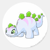 Chomby Striping Runder Aufkleber (Vorderseite)