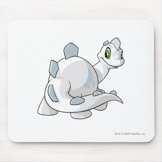 Chomby Weiß Mousepad (Vorne)