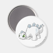 Chomby White Magnet (Vorderseite/Rückseite)