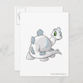 Chomby White Postkarte (Vorne/Hinten)