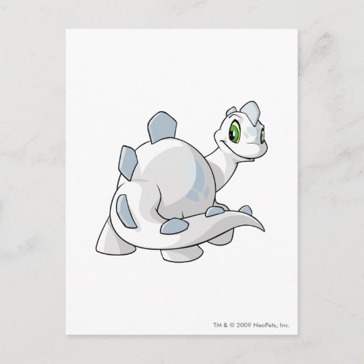 Chomby White Postkarte (Vorderseite)