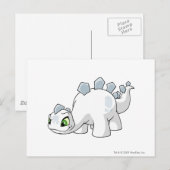 Chomby White Postkarte (Vorne/Hinten)
