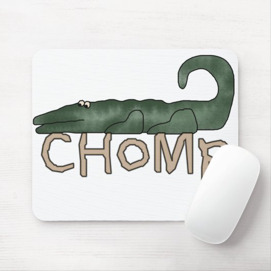 Chomp Alligator Mousepad (Mit Mouse)