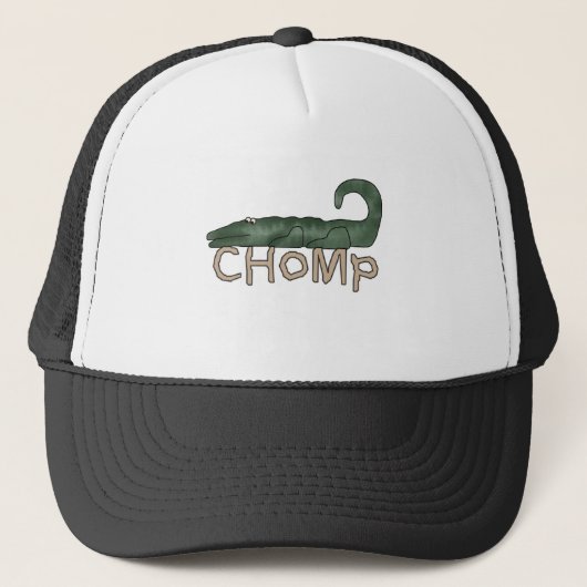 Chomp Alligator Truckerkappe (Vorderseite)