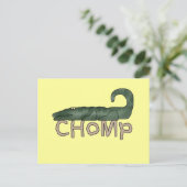 Chomp Alligator Tshirts und Geschenke Postkarte (Stehend Vorderseite)