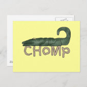 Chomp Alligator Tshirts und Geschenke Postkarte (Vorne/Hinten)