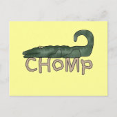 Chomp Alligator Tshirts und Geschenke Postkarte (Vorderseite)