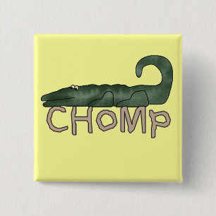 Chomp Alligatort-shirts und -geschenke Button