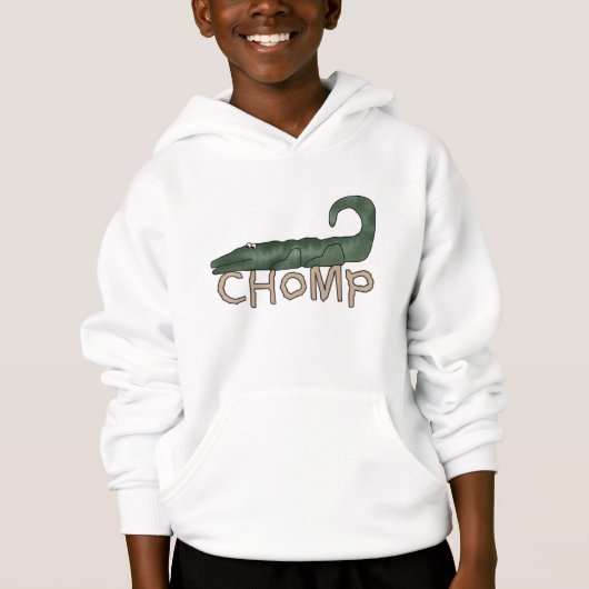 Chomp Alligatort-shirts und -geschenke Hoodie (Vorderseite)