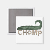Chomp Alligatort-shirts und -geschenke Magnet (Vorderseite/Rückseite)