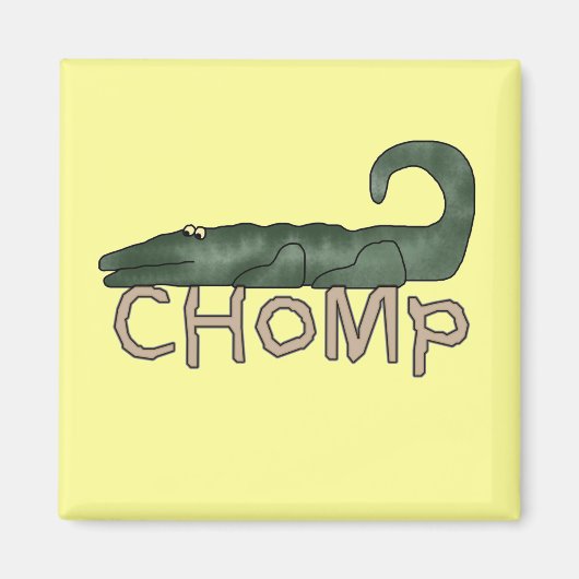 Chomp Alligatort-shirts und -geschenke Magnet (Vorne)