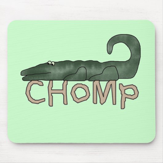 Chomp Alligatort-shirts und -geschenke Mousepad (Vorne)