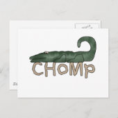 Chomp Alligatort-shirts und -geschenke Postkarte (Vorne/Hinten)