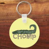 Chomp Alligatort-shirts und -geschenke Schlüsselanhänger (Vorderseite)