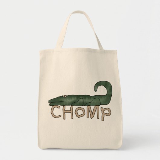 Chomp Alligatort-shirts und -geschenke Tragetasche (Vorne)