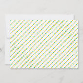 Chomp & Stomp! Dinosaurier jedes Alters Geburtstag Einladung (Rückseite)