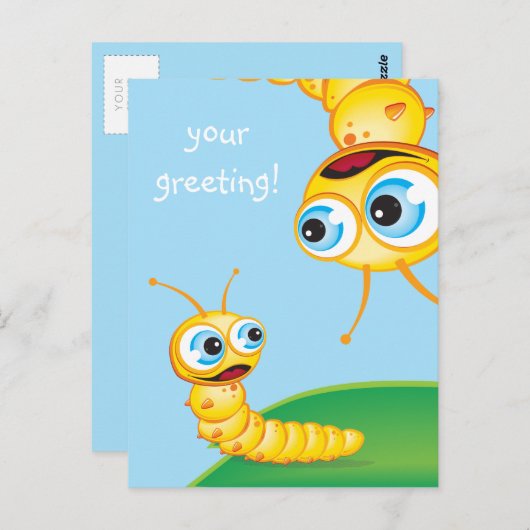 Chomp the Grub: Postkarte (Vorne/Hinten)