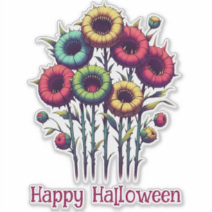 Chomper Choir - Happy Halloween Aufkleber