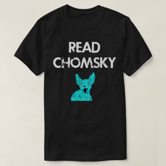 Chomsky Dissident Voice Wir brauchen mehr Noam Cho T-Shirt (Design vorne)