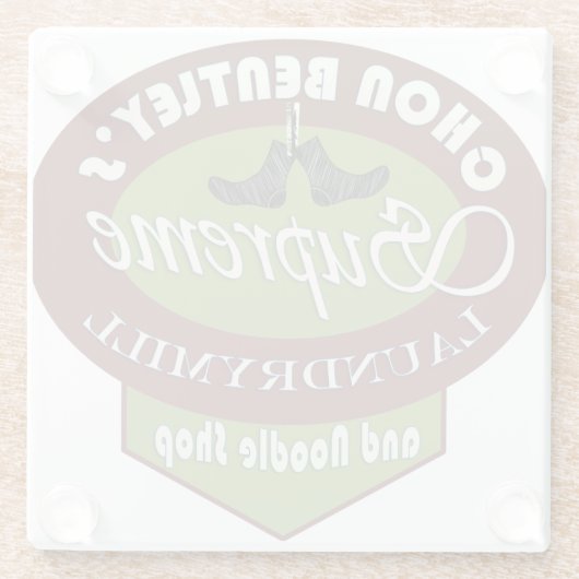 Chon Bentleys Untersetzer zur obersten Wäscheständ (Rückseite)