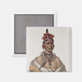 Chon-Ca-Pe oder "Big Kansas", ein Oto-Chef Magnet (Vorderseite/Rückseite)