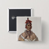 Chon-CA-PET oder "großes Kansas", ein Oto Leiter Button (Vorne & Hinten)