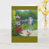 "Chongqing Reflections" Karte (Gelbe Blume)