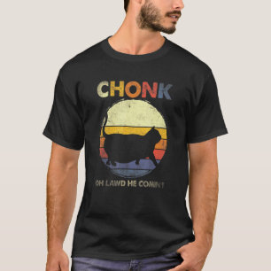 Chonk Cat Big Meme Retro Stil Vintage Katzen Memes T-Shirt