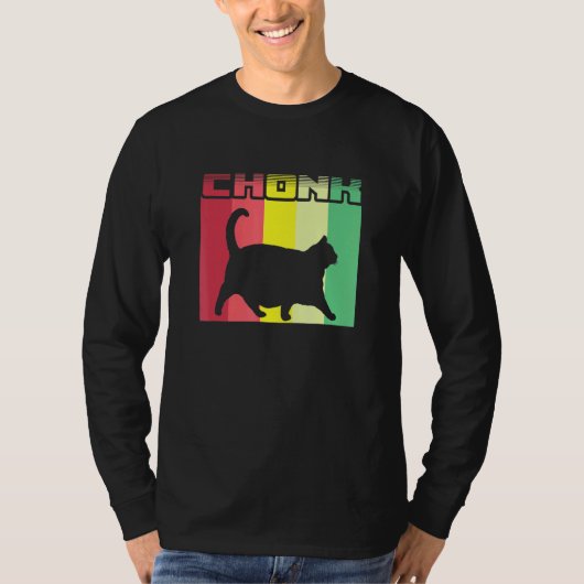 Chonk Cat Dank Meme T-Shirt (Vorderseite)