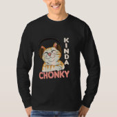 Chonk Cat Meme Cat Mama Katze Vater Sonnenübergewi T-Shirt (Vorderseite)