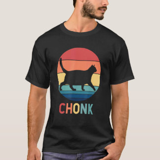 Chonk-Katze lustige dicke Katze Meme, chonky boi K T-Shirt