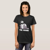 Chonk Lazy Cat Funny Meme T-Shirt (Vorne ganz)