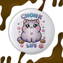 CHONK LIFE CAT - Kawaii Style Niedliche Katze