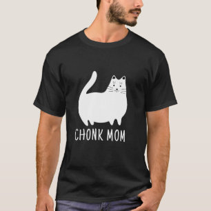 Chonk Mama Funny Cat Scale Meme T-Shirt