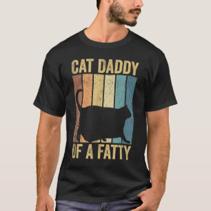 Chonk Meme Cat Daddy von einem fettigen Retro Vint T-Shirt