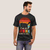 Chonk Oh Lawd He Comin Chonk Cat Graphic Cat T-Shirt (Vorne ganz)