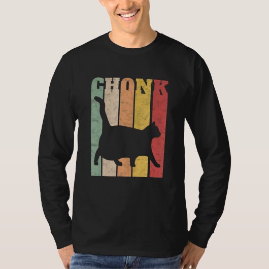 Chonk Scale Cat Meme Chonky Chonk Memes T-Shirt (Vorderseite)