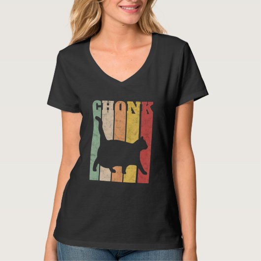 Chonk Scale Cat Meme Chonky Chonk Memes T-Shirt (Vorderseite)