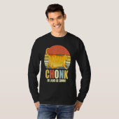 Chonker Fat Cat Chonky Meme T-Shirt (Vorne ganz)