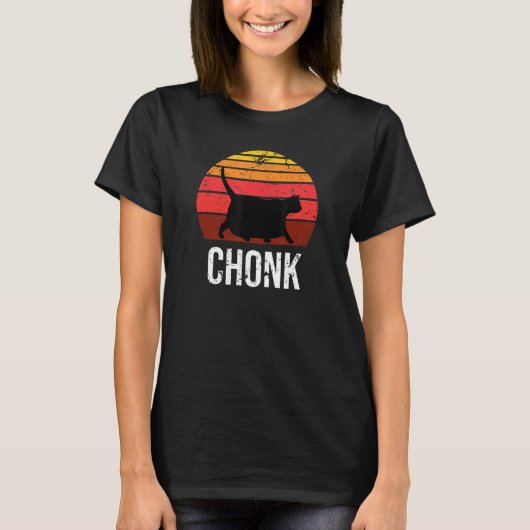 Chonker Meme Inspiriert Fat Cat Meme Verwandte Er T-Shirt (Vorderseite)