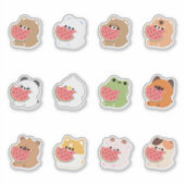 Chonky Animals Watermelon Aufkleber (Vorderseite)