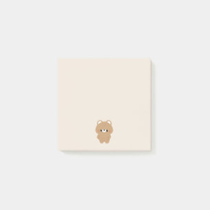 Chonky Brown Bär Post-it Klebezettel