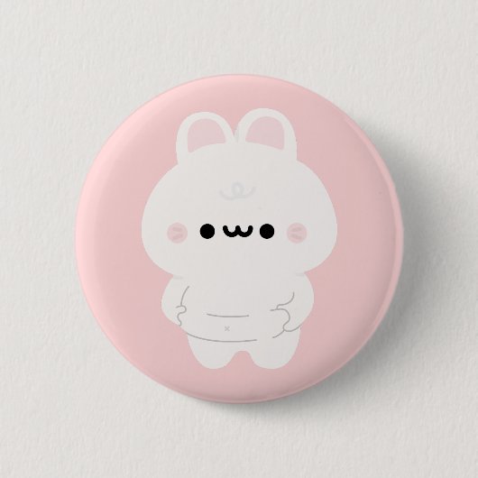 Chonky Bunny Button (Vorderseite)