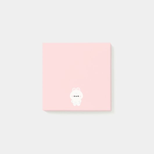 Chonky Bunny Post-it Klebezettel (Vorderseite)