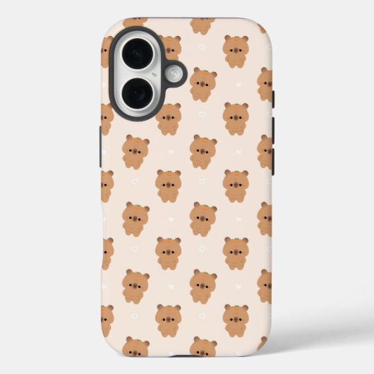 Chonky Capybara Case-Mate iPhone Hülle (Rückseite)