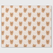 Chonky Capybara Geschenkpapier (Flach)
