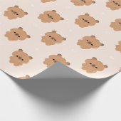 Chonky Capybara Geschenkpapier (Ecke)