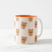 Chonky Capybara Zweifarbige Tasse (VorderseiteRechts)