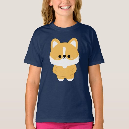 Chonky Corgi T-Shirt (Vorderseite)